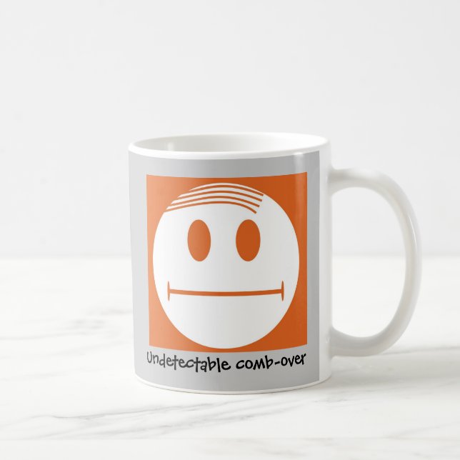 Undetectable comb-over coffee mug (Right)