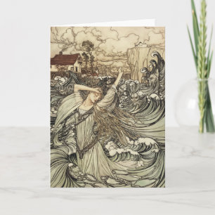 Undine by Arthur Rackham Card