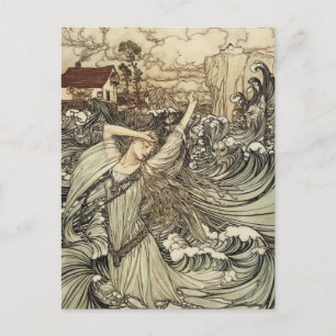 Undine by Arthur Rackham Postcard