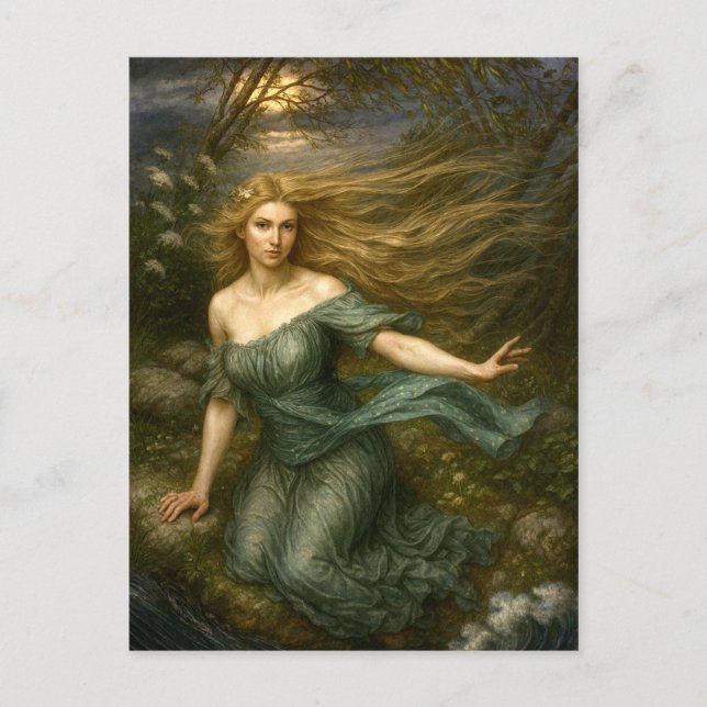 Undine In Moonlight Postcard (Front)