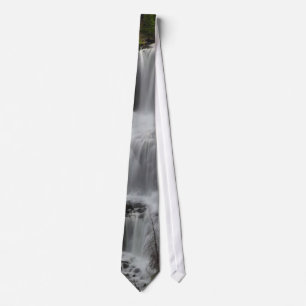 Undine Waterfalls Yellowstone Tie