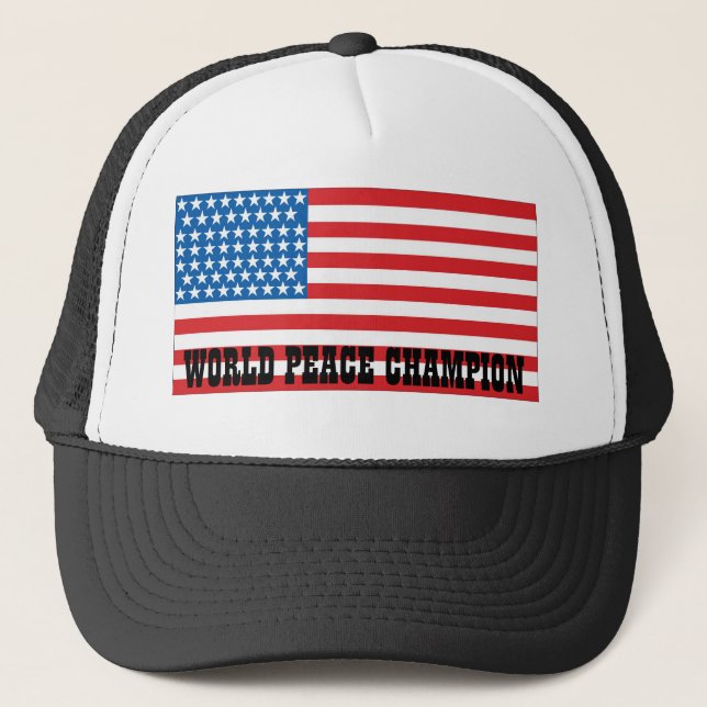 Undisputed world war champions trucker hat (Front)