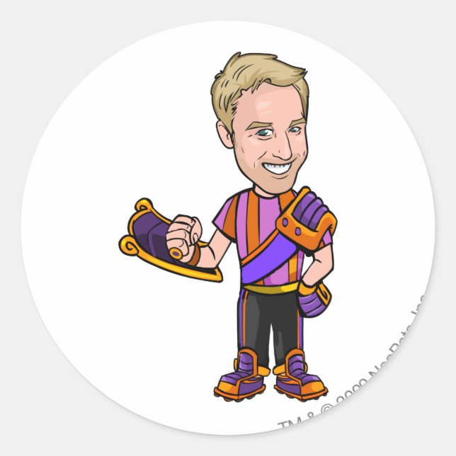 Undutchable Kreludor Staff Player Classic Round Sticker (Front)