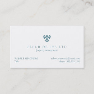 Une Fleur de Lis Business Card