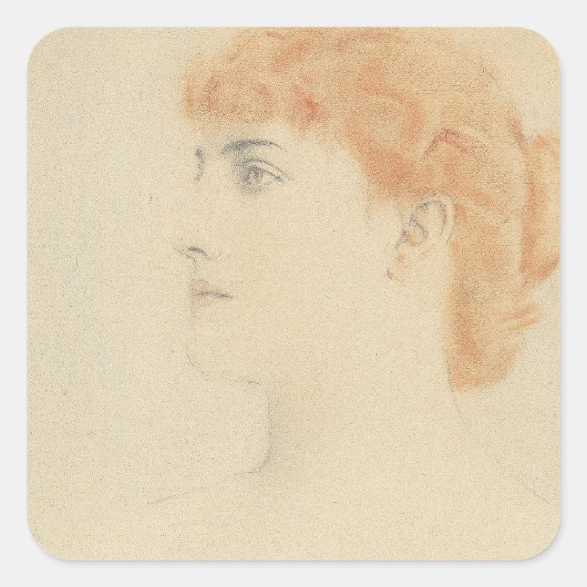 Une Parisienne | 1916 Square Sticker (Front)