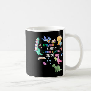 Unearth a Story Dinosaur Book 2026 Summer Reading Coffee Mug