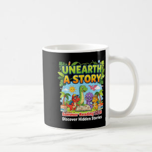 Unearth A Story Dinosaur Books Summer Reading 2026 Coffee Mug