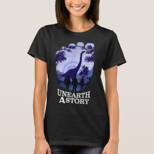 Unearth A Story Dinosaur Reading Adventure Shirt