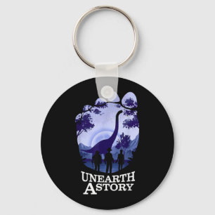 Unearth A Story Dinosaur Reading Adventure Shirt Key Ring