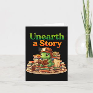 Unearth a story summer 2026 dinosaur reading books card