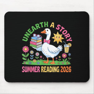 Unearth a story summer 2026 silly goose reading mouse pad