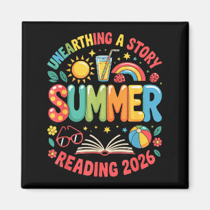 Unearth a story summer 2026 summer reading program magnet