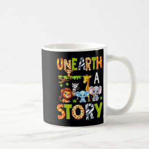 Unearth a story summer 2026 wild animals reading coffee mug