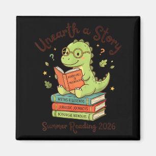 Unearth A Story Summer Reading 2026 Dino Magnet