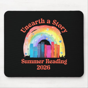 Unearth a story summer reading 2026 librarian book mouse pad
