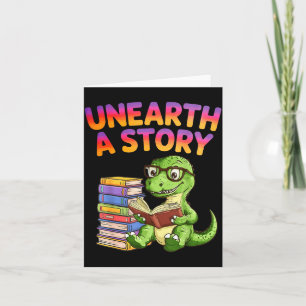 Unearth a Story Summer Reading 2026 Men Women Kids Card