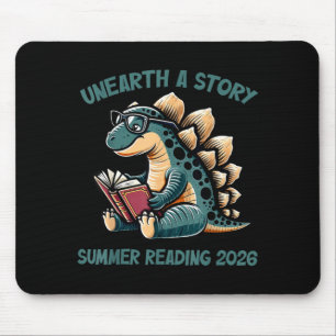 Unearth a story summer reading 2026 men women kids mouse pad