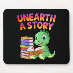 Unearth a Story Summer Reading 2026 Men Women Kids Mouse Pad