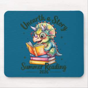 Unearth a story summer reading 2026 men women kids mouse pad