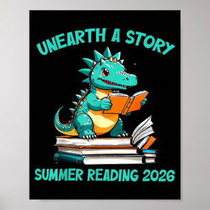 Unearth a story summer reading 2026 men women kids poster