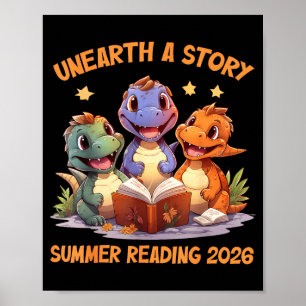 Unearth a story summer reading 2026 men women kids poster