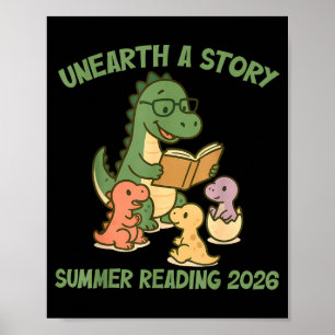 Unearth a story summer reading 2026 men women kids poster