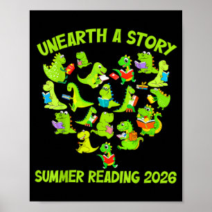 Unearth a story summer reading 2026 men women kids poster