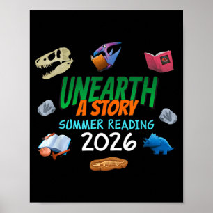 Unearth a story summer reading 2026 poster