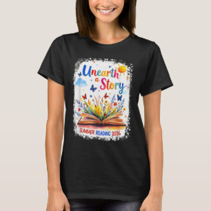Unearth a story summer reading 2026 wildflower T-Shirt