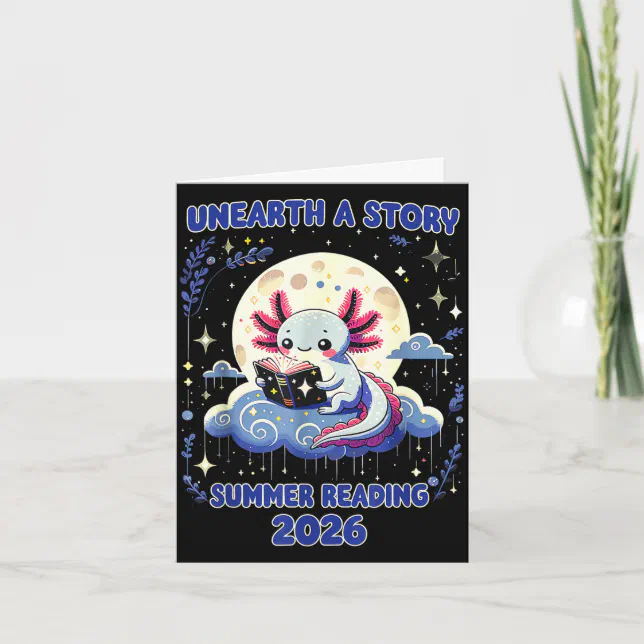 Unearth a story summer reading program 2026 funny | Zazzle