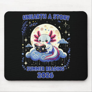 Unearth a story summer reading program 2026 funny mouse pad