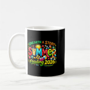 Unearth A Story Summer Reading Program 2026 Men Coffee Mug