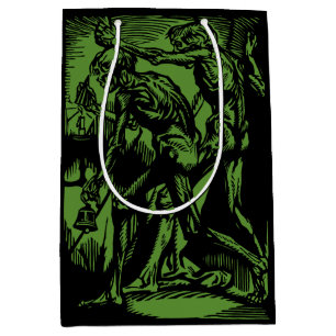 Unearthed Horrors of Dead Miners for Halloween Medium Gift Bag