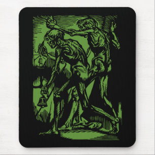 Unearthed Horrors of Dead Miners for Halloween Mouse Pad