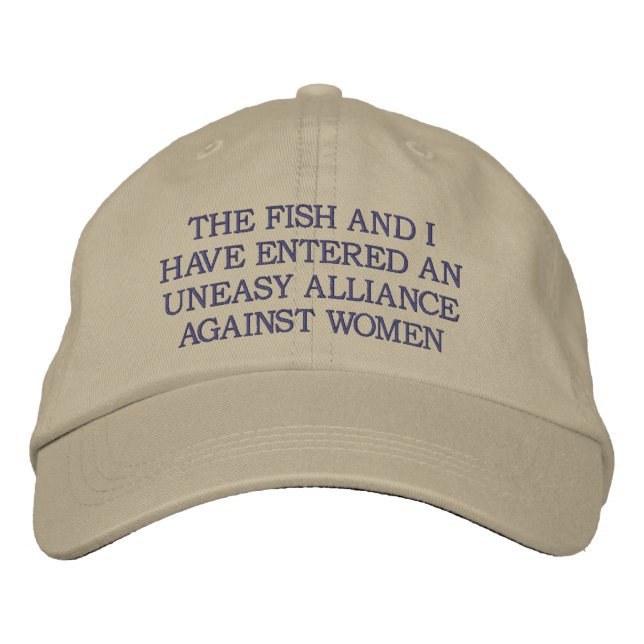 Uneasy Alliance Against Women Fish/Baseball Hat (Front)