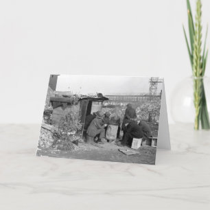 Unemployed & Homeless 1938 Holiday Card