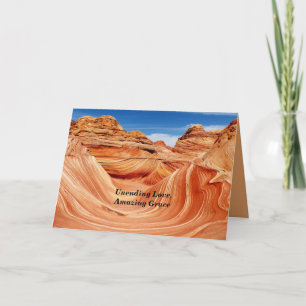 Unending Love, Amazing Grace Sympathy Condolence Card
