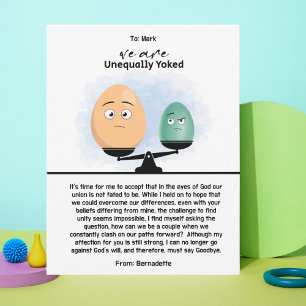 Unequal Yoke Relationship Card