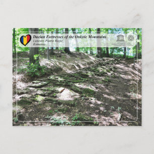 UNESCO - Dacian Fortresses - Luncani-Piatra Rosie Postcard
