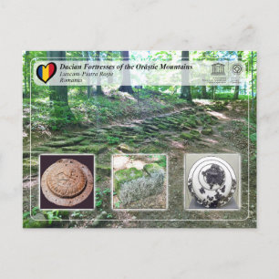 UNESCO - Dacian Fortresses - Luncani-Piatra Rosie Postcard