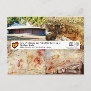 UNESCO - El Castillo Cave / Cueva de El Castillo Postcard