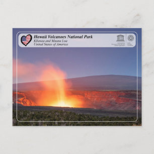 UNESCO - Hawaii Volcanoes - Mauna Loa and Kīlauea Postcard