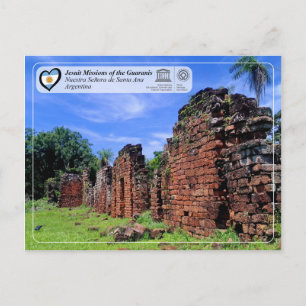 UNESCO - Jesuit Missions of the Guaranis Postcard