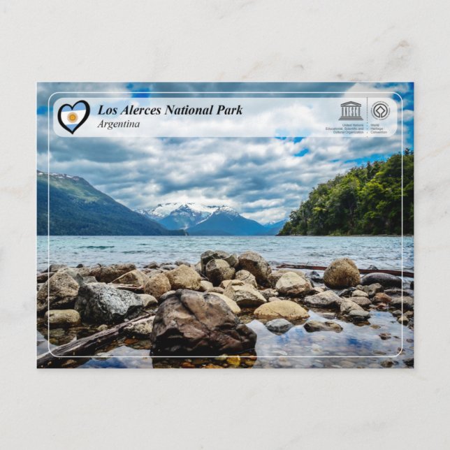 UNESCO - Los Alerces National Park Postcard (Front)
