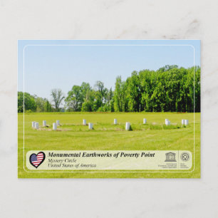 UNESCO - Monumental Earthworks of Poverty Point Postcard