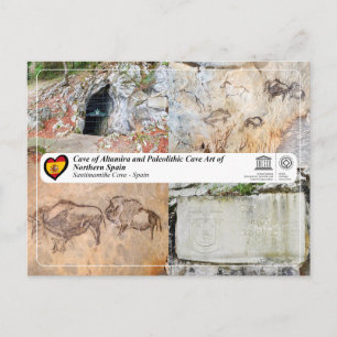 UNESCO - Santimamiñe Cave / Cueva de Santimamiñe Postcard