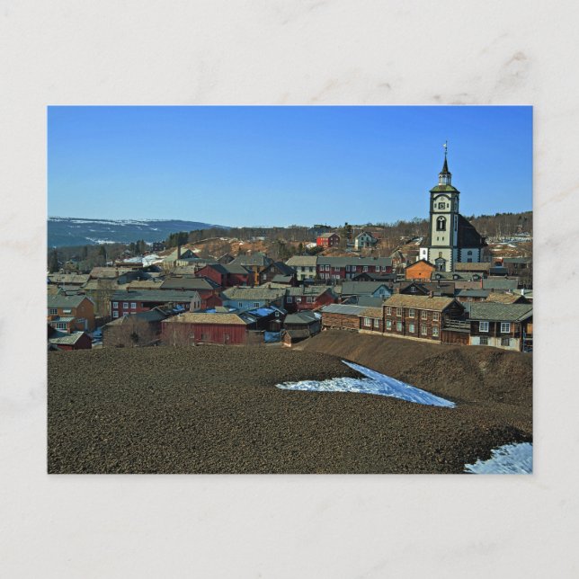 UNESCO site Røros, Norway Postcard (Front)