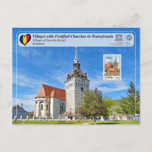 UNESCO Village of Saschiz-Keisd (Stamp Edition) Po Postcard