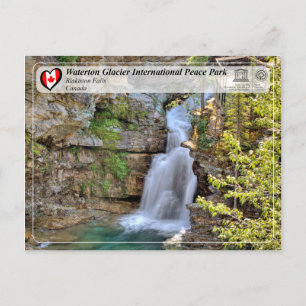 UNESCO - Waterton Glacier International Peace Park Postcard