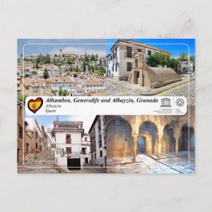 UNESCO WHS - Albayzín, Granada Postcard
